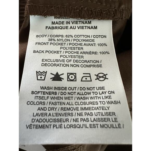 NIKE AIR SPORTSWEAR WOVEN UTILITY CARGO JOGGERS CACAO WOW BROWN Size Large NWT - Picture 14 of 14